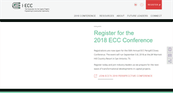 Desktop Screenshot of ecc-conference.org