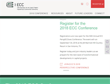 Tablet Screenshot of ecc-conference.org